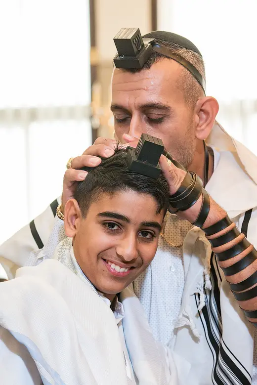 צילום הנחת תפילין